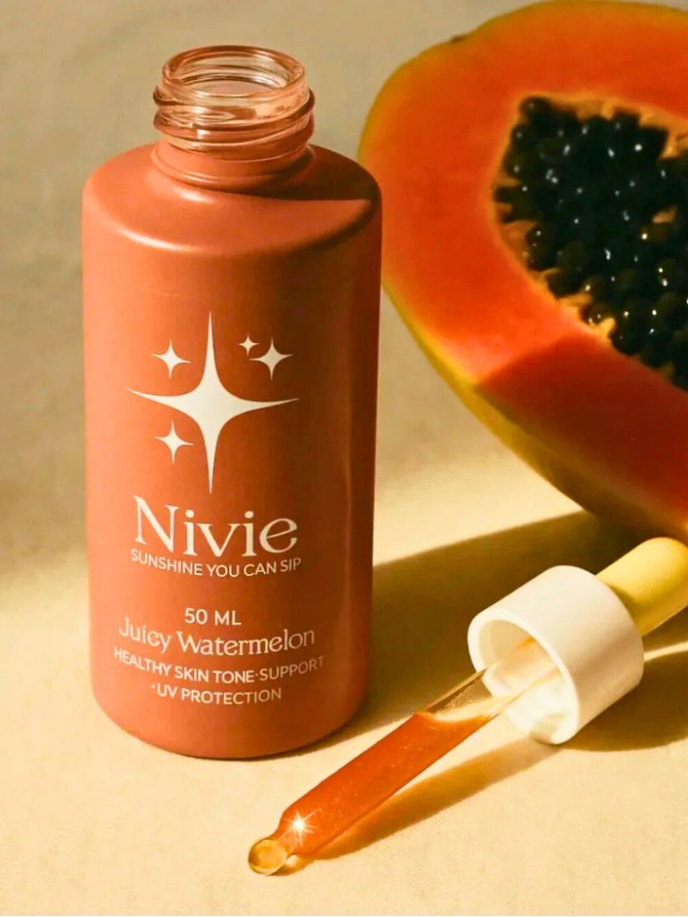 Nivie Tanning Drops Watermelon Flavored NEW
